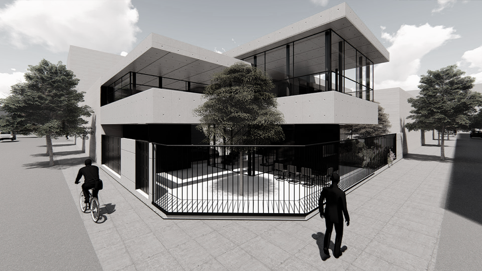 Perspective of house in mataderos